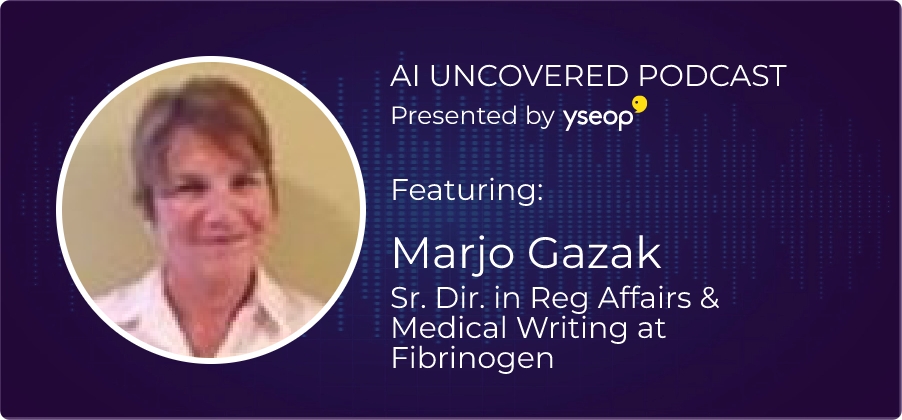 AI uncovered podcast with Marjo Gazak.