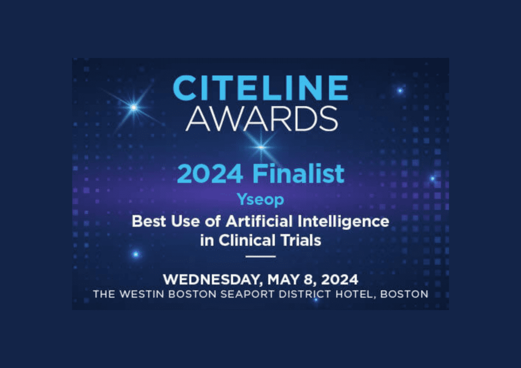 For the Second Year in a Row, Yseop Finalist in 2024 Citeline Awards for Best Use of Artificial Intelligence in Clinical Trials - 2024