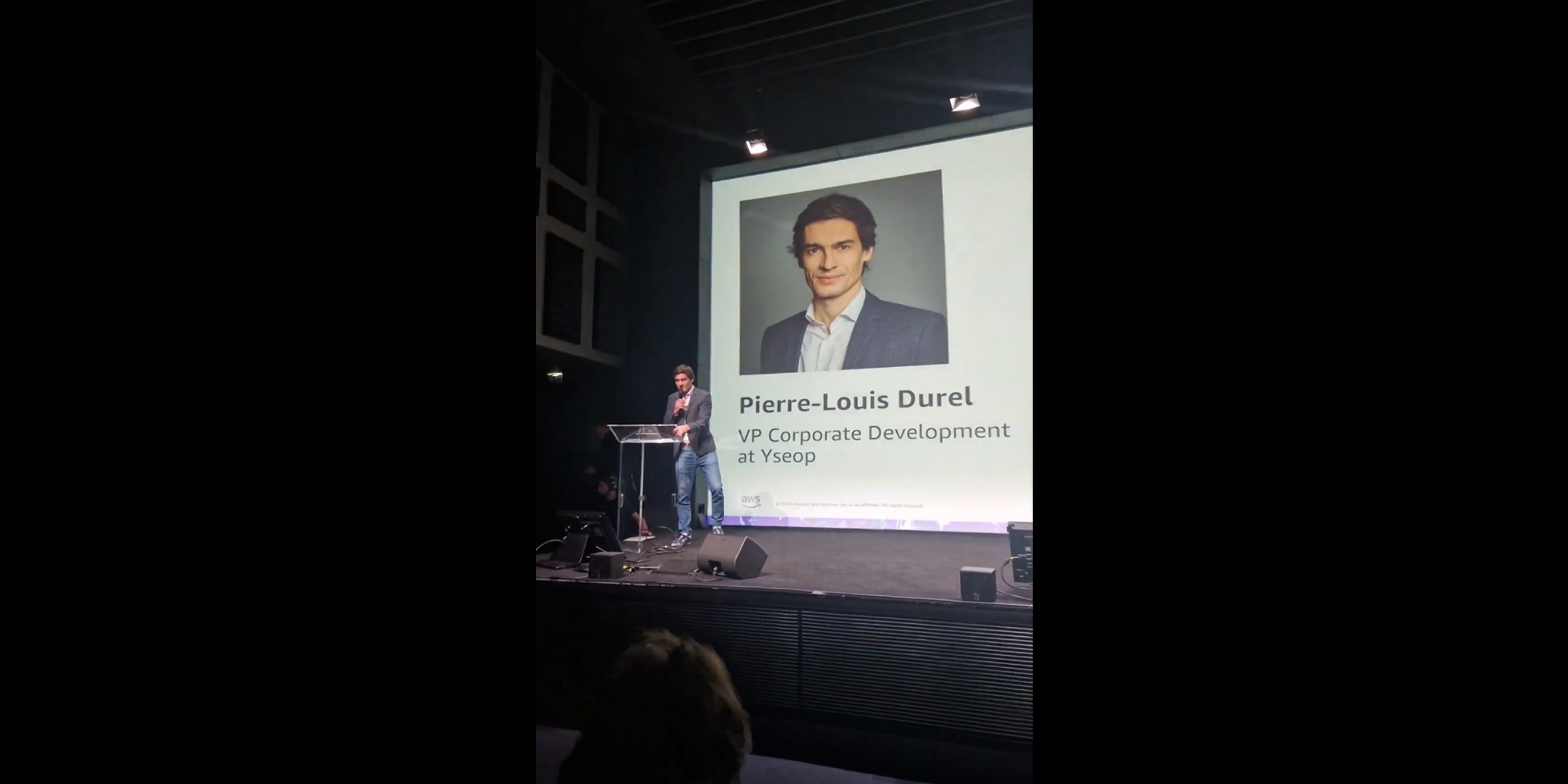 In November, Pierre-Louis Durel, VP of Corporate Development, presented Yseop's innovations at AWS GenAI Day at STATION F in Paris, showcasing the transformative impact of Generative AI on SaaS and beyond.