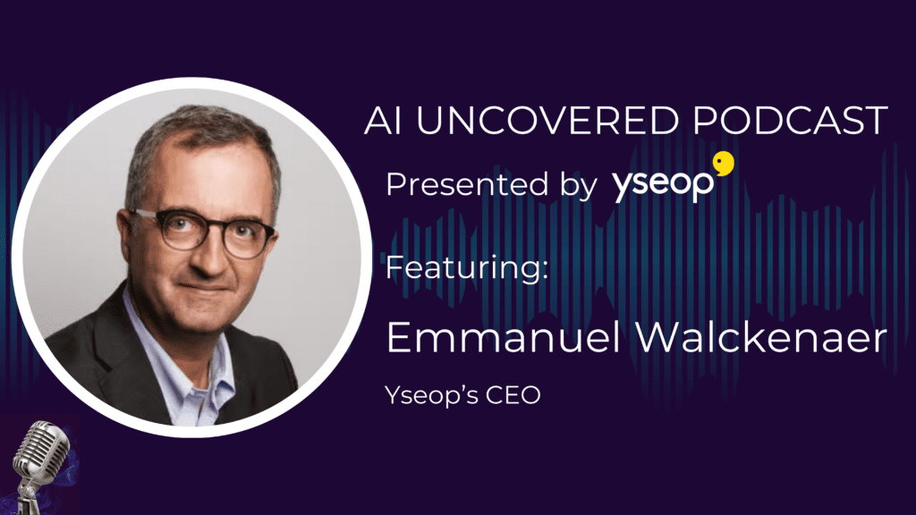 Podcast episode featuring Emmanuel Walckenaer discussing AI’s Real-World Impact on Pharma & What’s Next in 2025