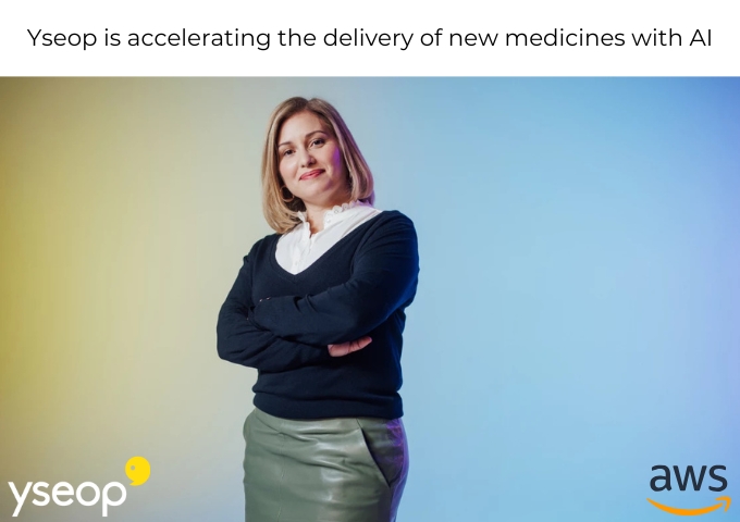 Clarisse dos Santos, Director of Product Management at Yseop. Life-saving Medications, Faster | AWS Pioneers Project | Amazon Web Services