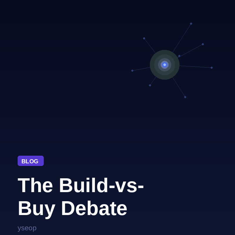 The Build-vs-Buy Debate Is the Wrong One for Regulatory-Grade AI